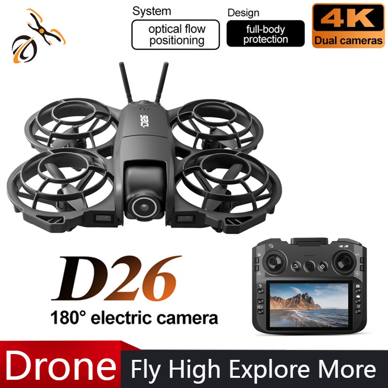 D26 Drone 4K Aerial HD 180° Ca - Drone Battery Adapter review and price